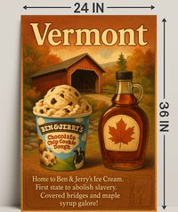 Vermont A Taste of Tradition Poster PosterGoat