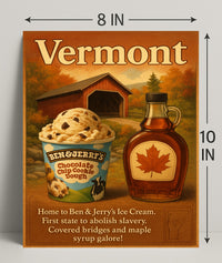 Vermont A Taste of Tradition Poster PosterGoat