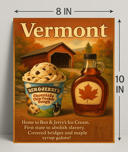 Vermont A Taste of Tradition Poster PosterGoat