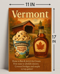 Vermont A Taste of Tradition Poster PosterGoat