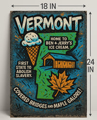 Vermont Highlights Poster PosterGoat