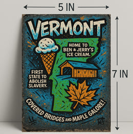 Vermont Highlights Poster PosterGoat