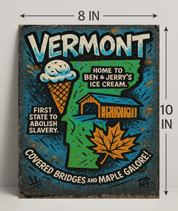 Vermont Highlights Poster PosterGoat