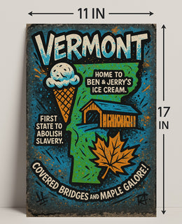 Vermont Highlights Poster PosterGoat