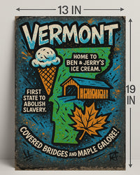 Vermont Highlights Poster PosterGoat