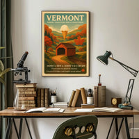 Vermont Where Tradition Meets Sweetness Poster PosterGoat