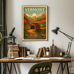 Vermont Where Tradition Meets Sweetness Poster PosterGoat