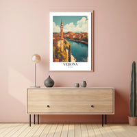 Verona Vintage Travel Poster PosterGoat