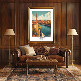 Verona Vintage Travel Poster PosterGoat