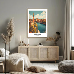 Verona Vintage Travel Poster PosterGoat