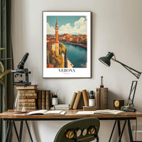 Verona Vintage Travel Poster PosterGoat