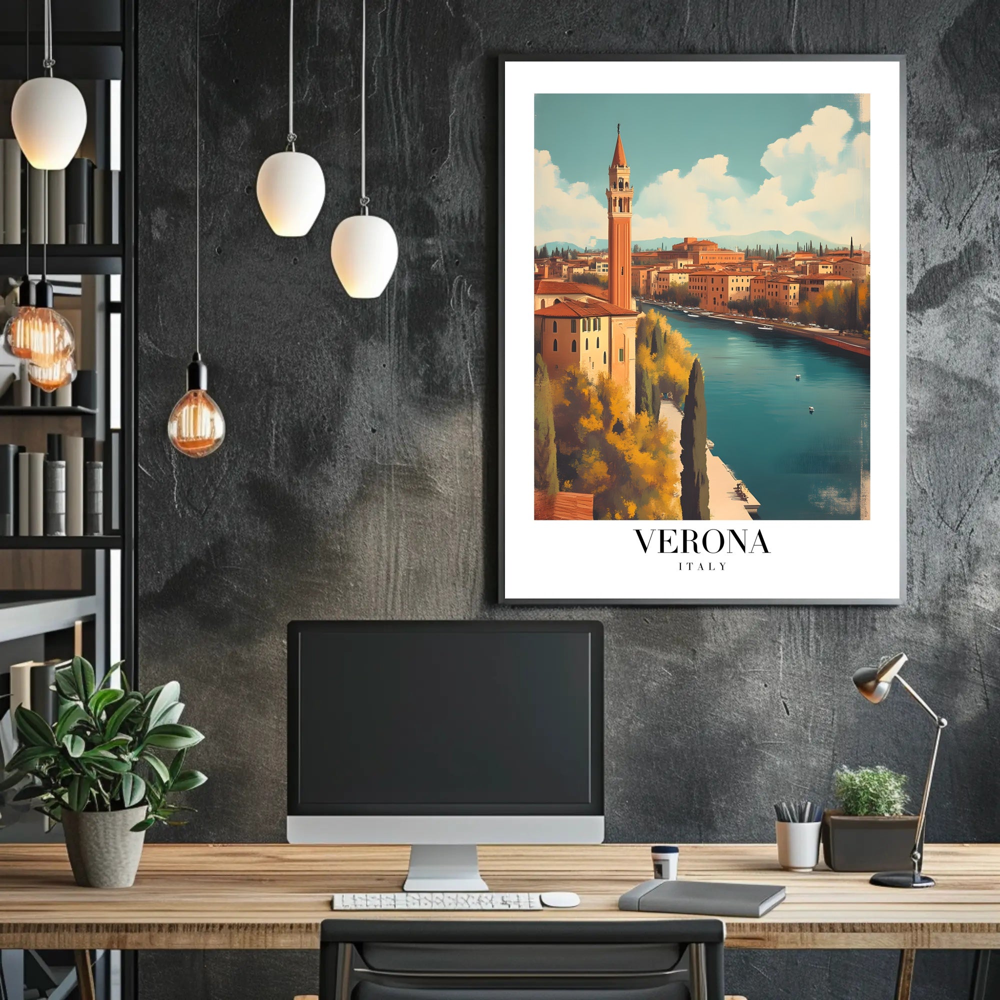 Verona Vintage Travel Poster PosterGoat