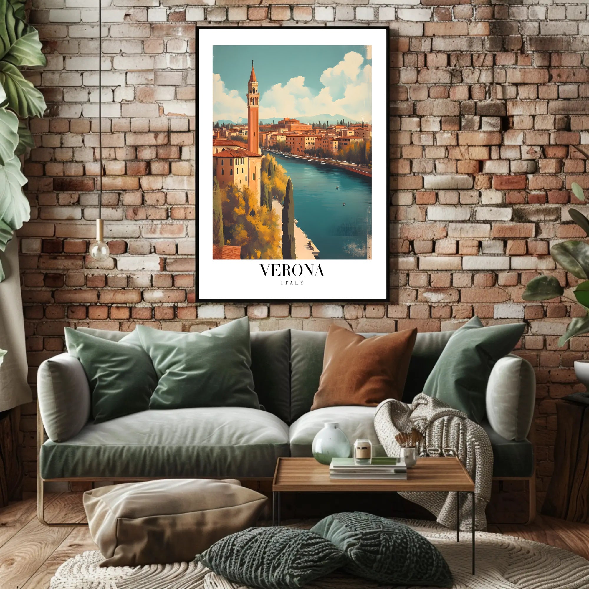 Verona Vintage Travel Poster PosterGoat