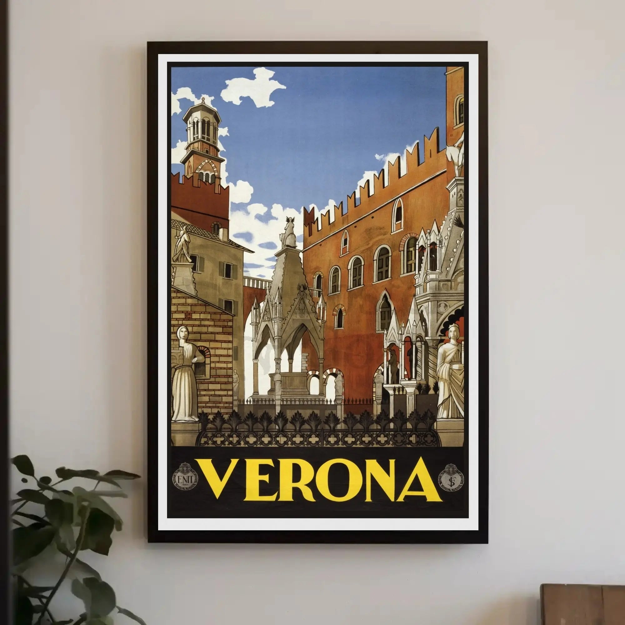 Verona's Timeless Beauty: Vintage Travel Poster PosterGoat
