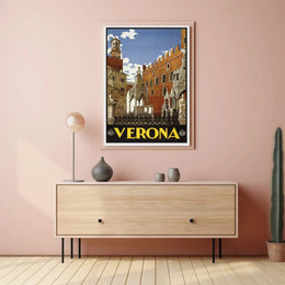 Verona's Timeless Beauty: Vintage Travel Poster PosterGoat