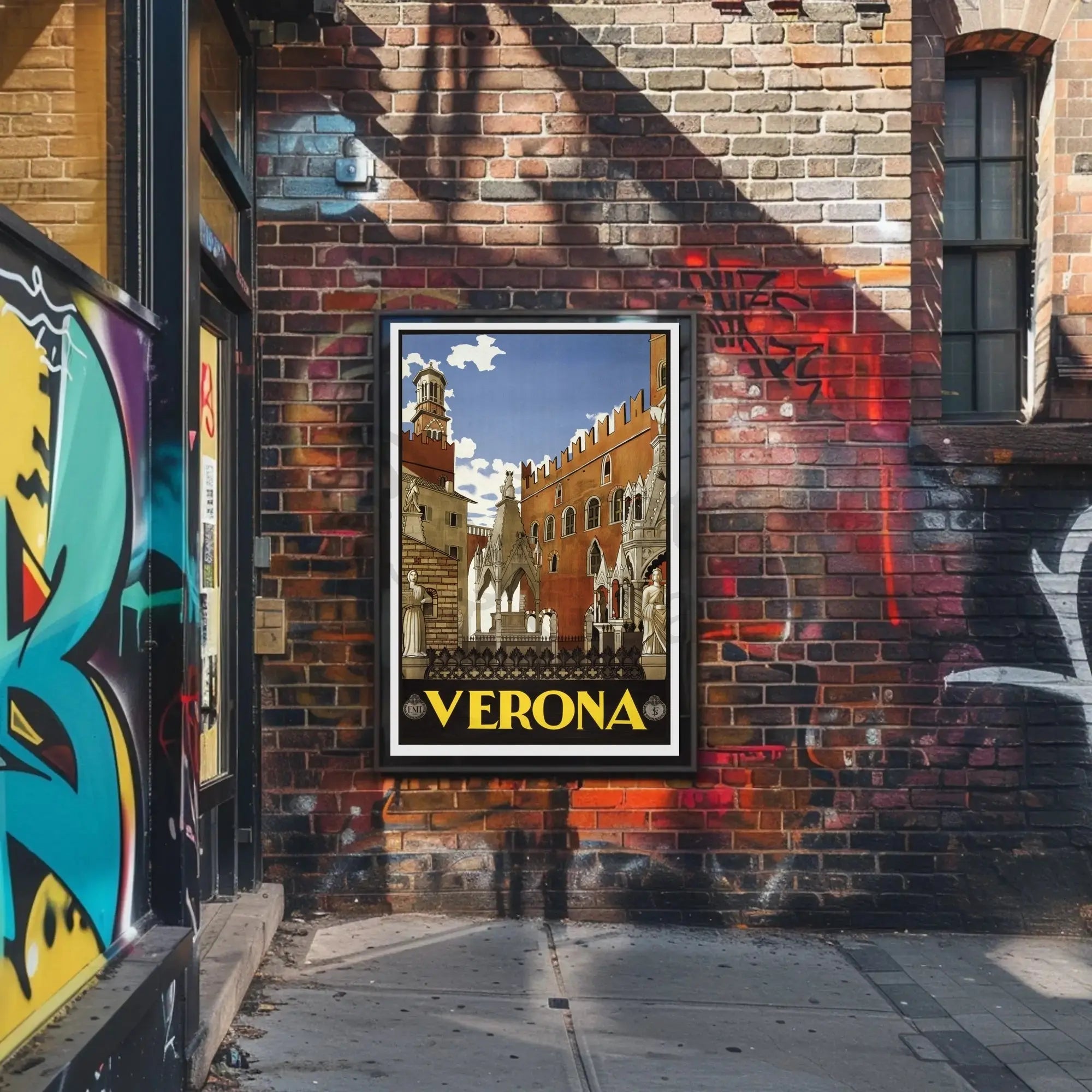 Verona's Timeless Beauty: Vintage Travel Poster PosterGoat