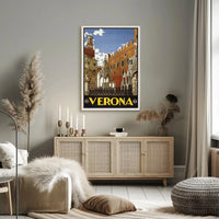 Verona's Timeless Beauty: Vintage Travel Poster PosterGoat