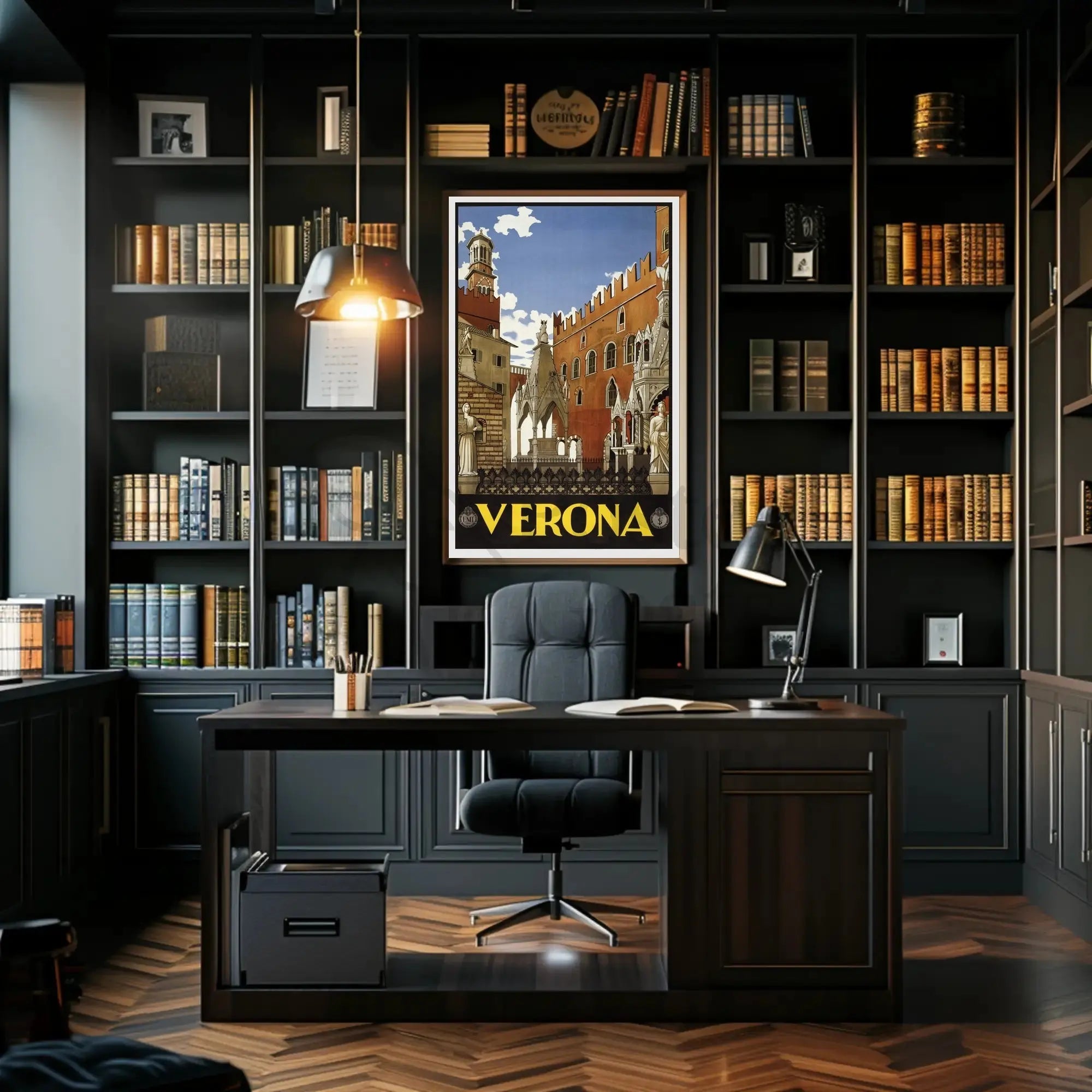 Verona's Timeless Beauty: Vintage Travel Poster PosterGoat
