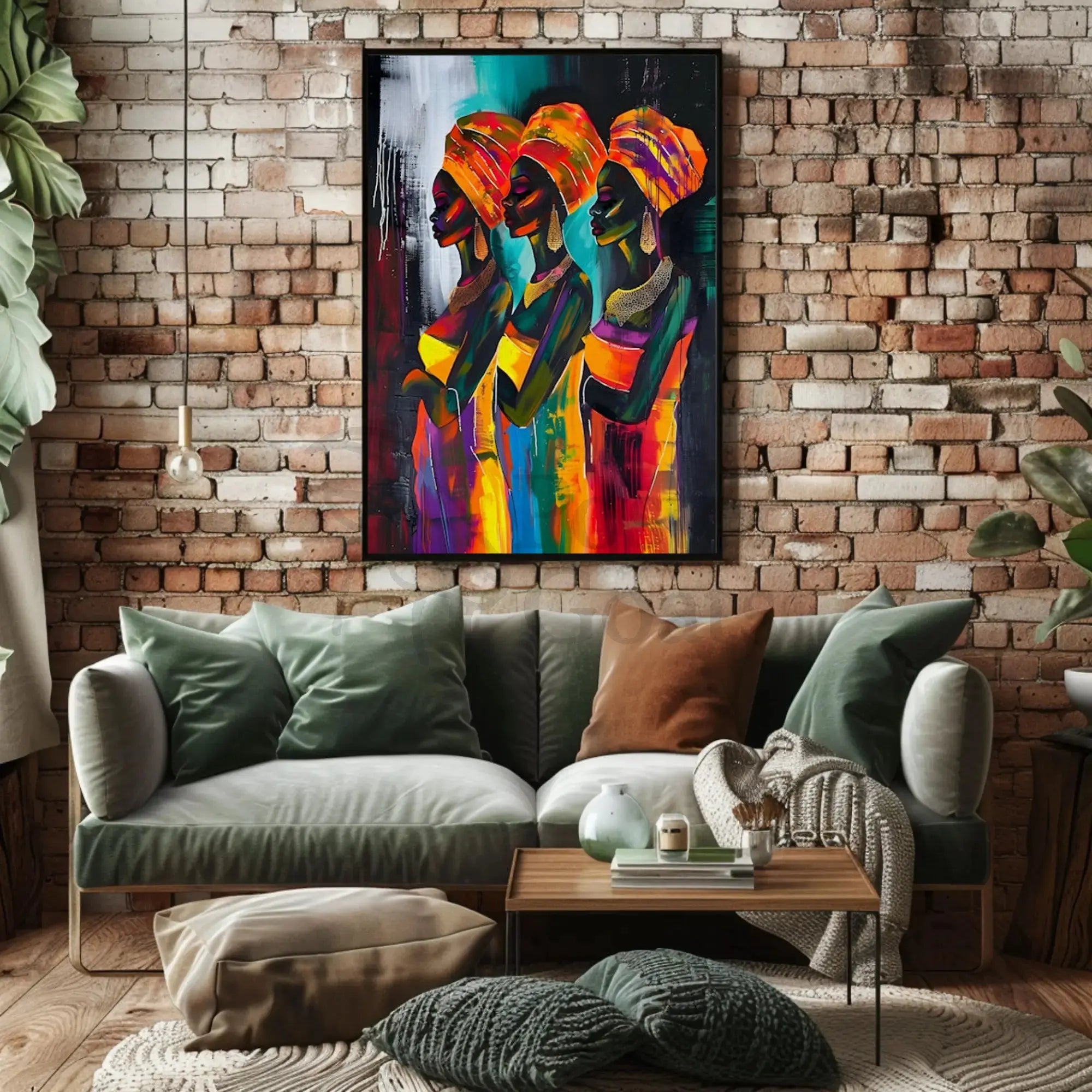 Vibrant African Heritage Art Cultural or Heritage Poster PosterGoat