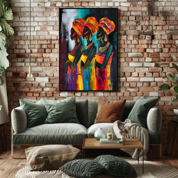 Vibrant African Heritage Art Cultural or Heritage Poster PosterGoat