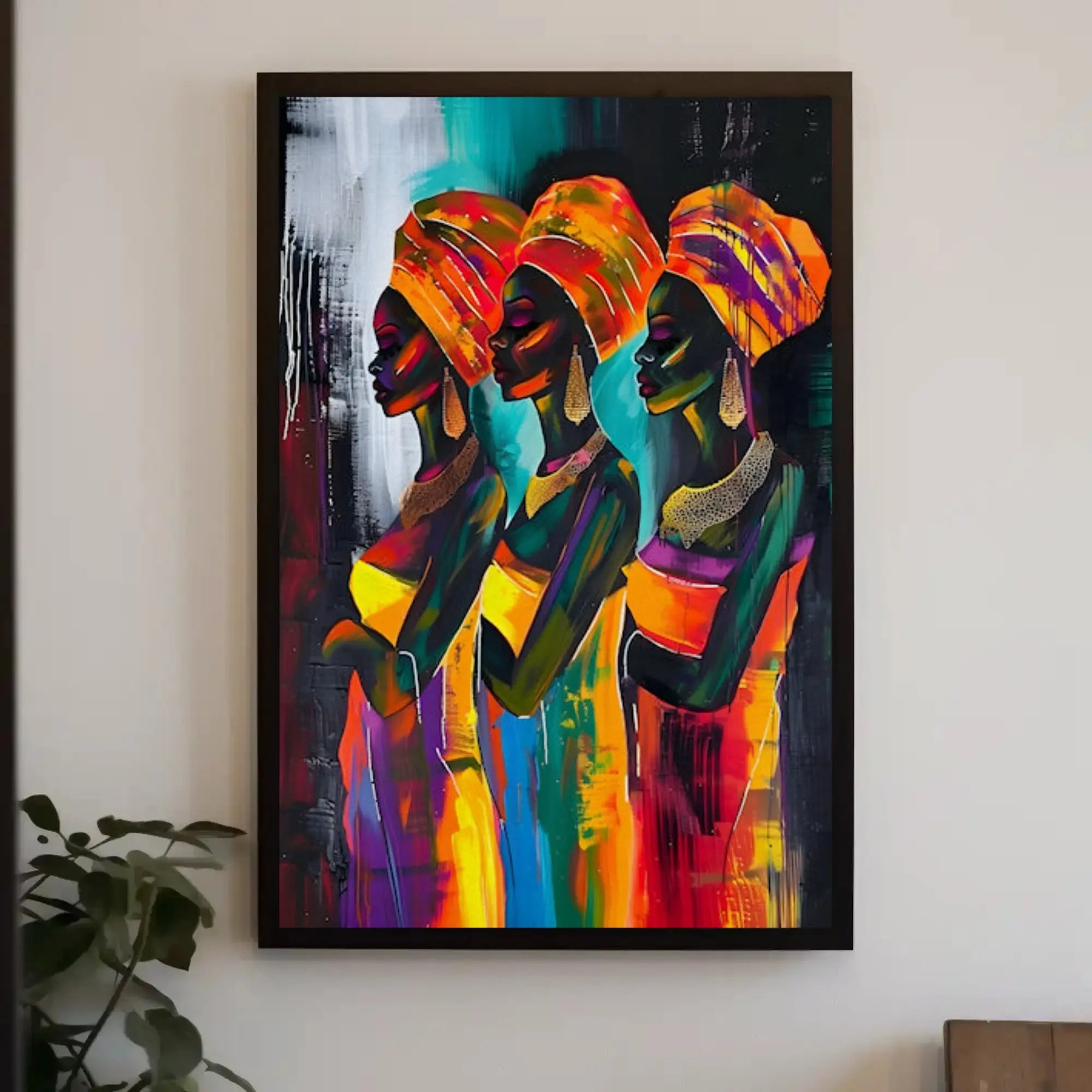 Vibrant African Heritage Art Cultural or Heritage Poster PosterGoat