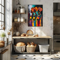 Vibrant African Heritage Art Cultural or Heritage Poster PosterGoat