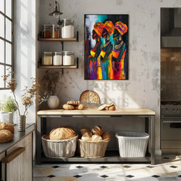 Vibrant African Heritage Art Cultural or Heritage Poster PosterGoat