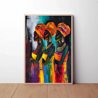 Vibrant African Heritage Art Cultural or Heritage Poster PosterGoat