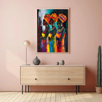 Vibrant African Heritage Art Cultural or Heritage Poster PosterGoat