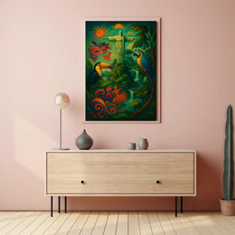 Vibrant Brazil Poster PosterGoat