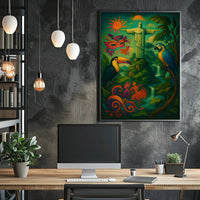 Vibrant Brazil Poster PosterGoat
