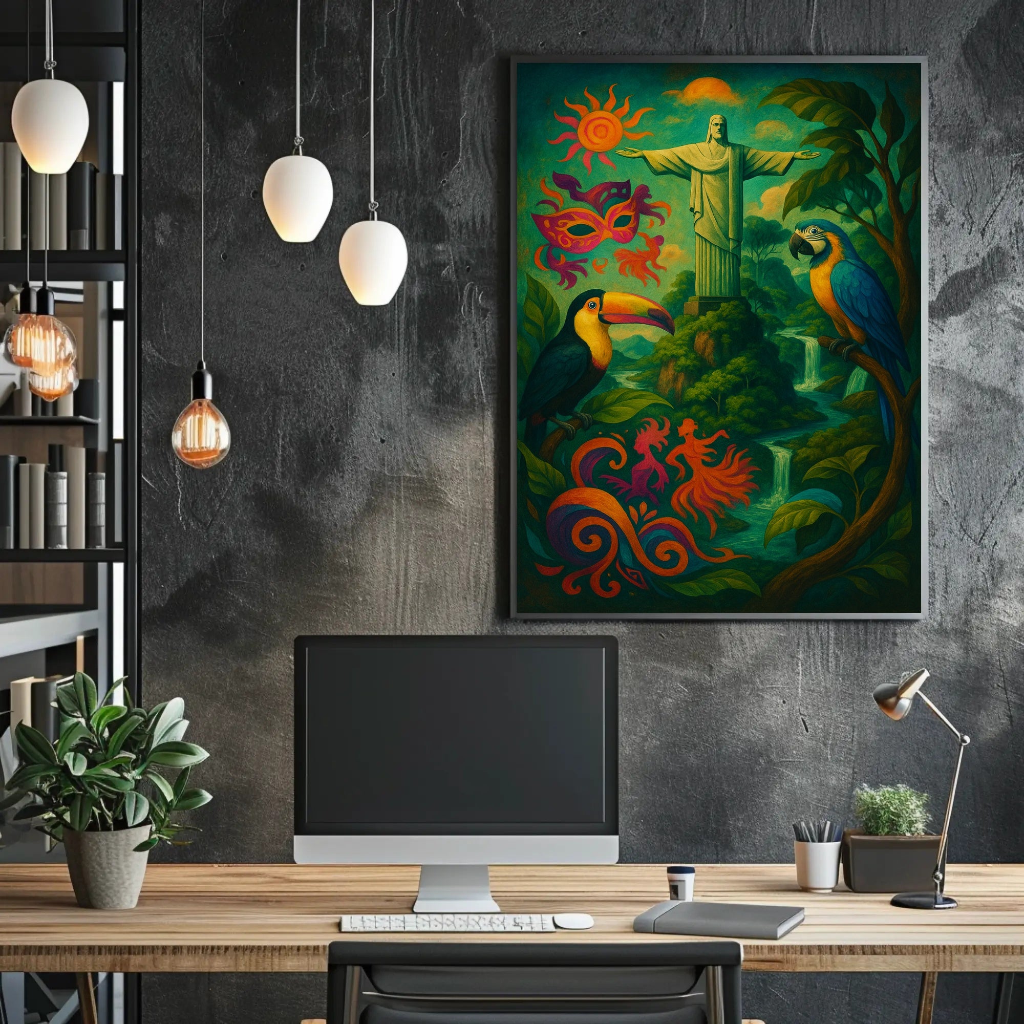 Vibrant Brazil Poster PosterGoat