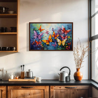 Vibrant Butterfly Impressionism Art Print Animal Poster PosterGoat
