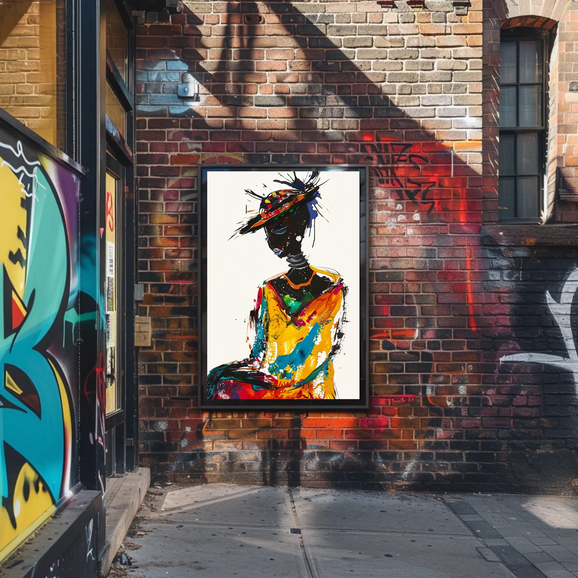 Vibrant Expression of Identity Abstract or Artistic Poster PosterGoat