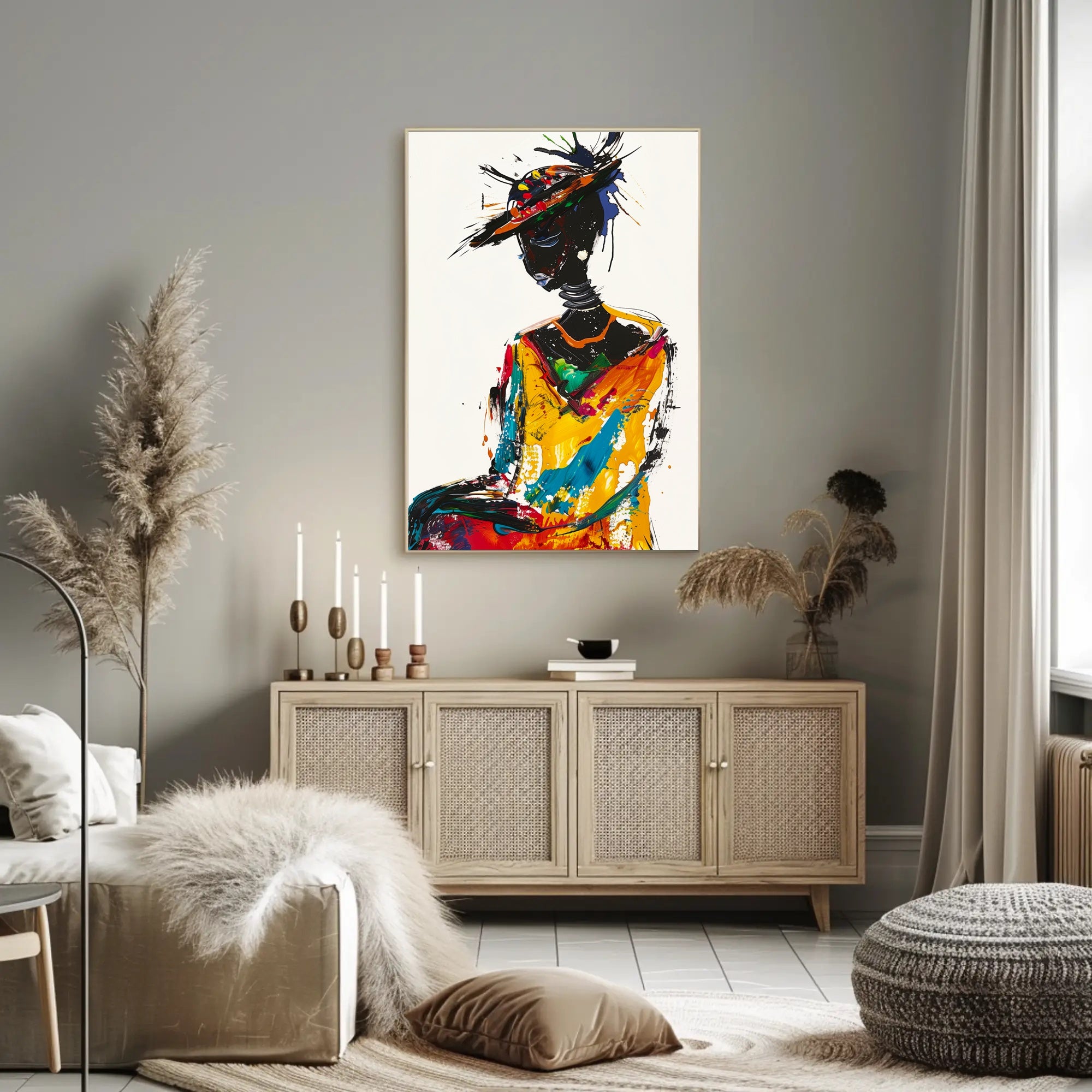 Vibrant Expression of Identity Abstract or Artistic Poster PosterGoat