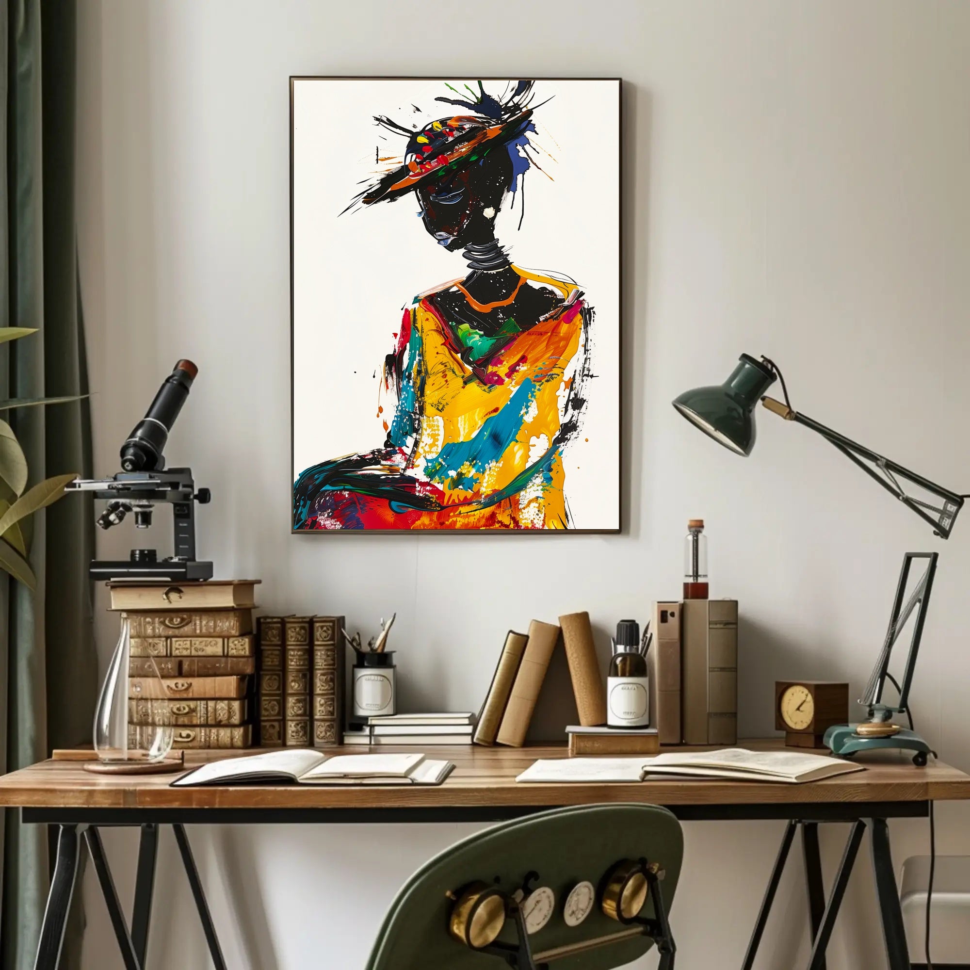 Vibrant Expression of Identity Abstract or Artistic Poster PosterGoat