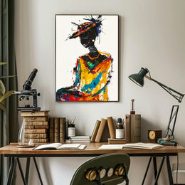 Vibrant Expression of Identity Abstract or Artistic Poster PosterGoat