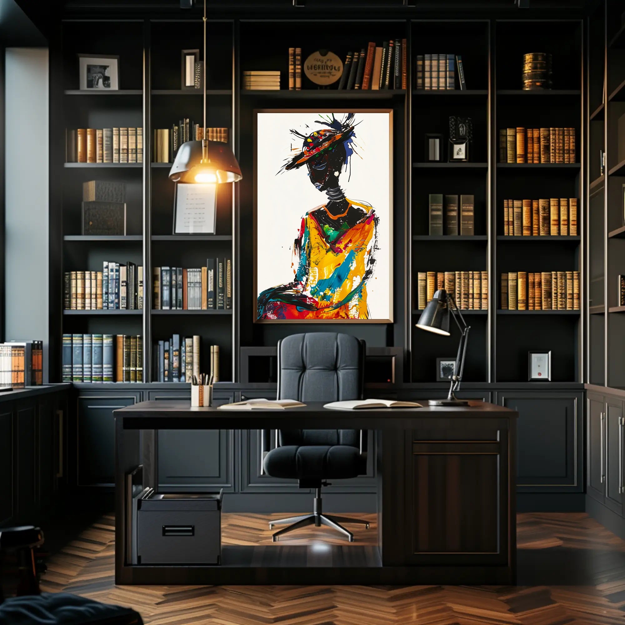 Vibrant Expression of Identity Abstract or Artistic Poster PosterGoat