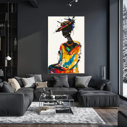 Vibrant Expression of Identity Abstract or Artistic Poster PosterGoat