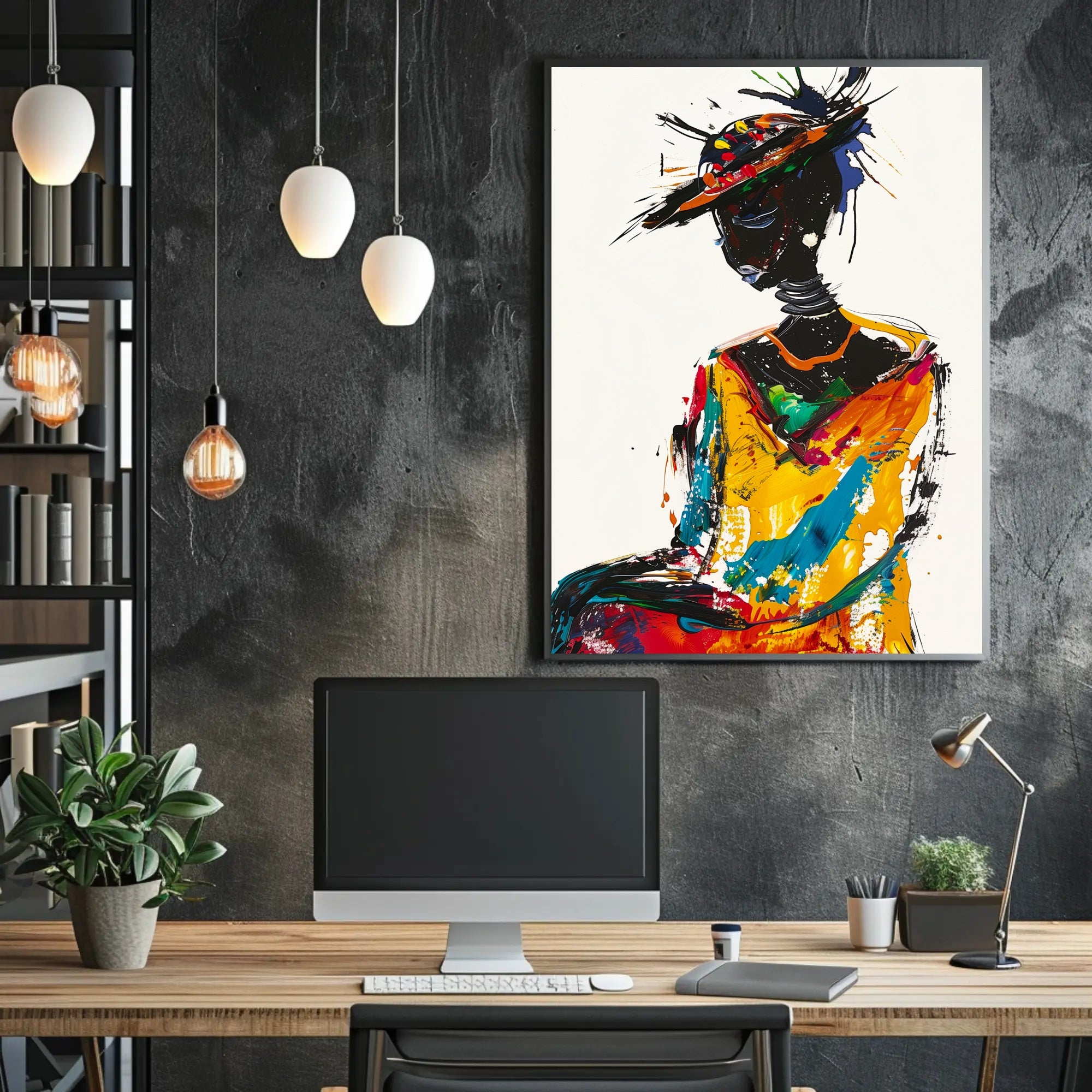 Vibrant Expression of Identity Abstract or Artistic Poster PosterGoat