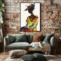 Vibrant Expression of Identity Abstract or Artistic Poster PosterGoat