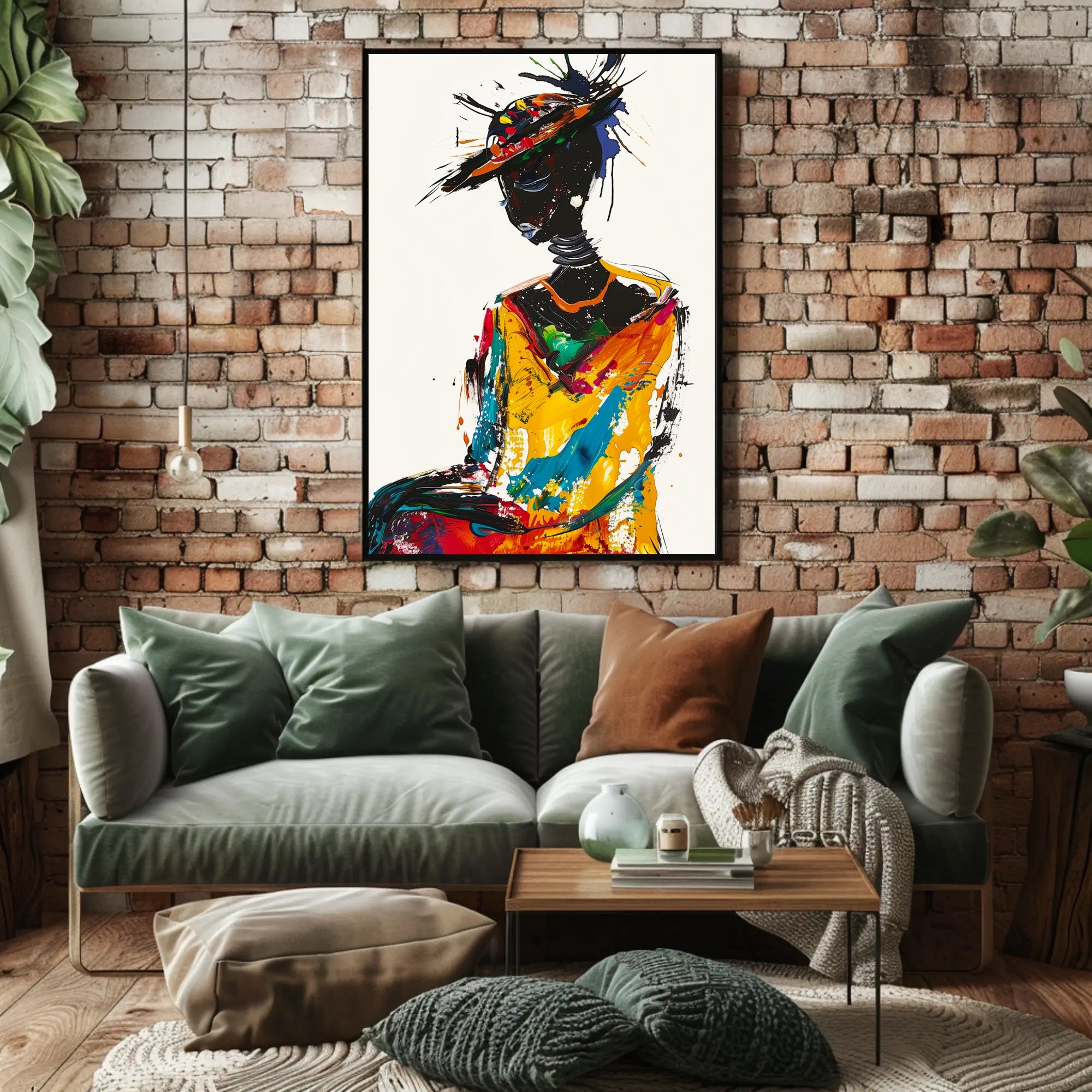 Vibrant Expression of Identity Abstract or Artistic Poster PosterGoat