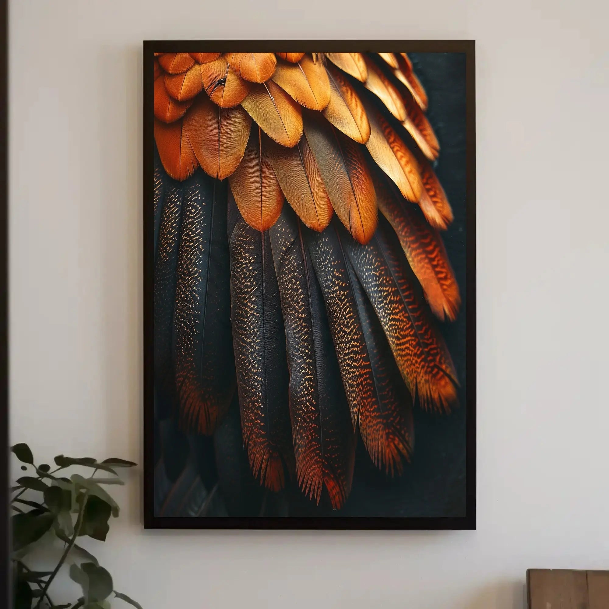 Vibrant Feather Detail Hyper-Realistic Animal Poster PosterGoat