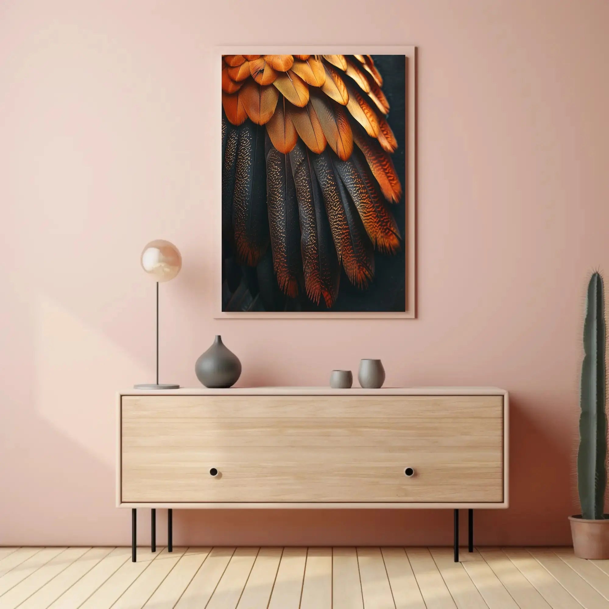 Vibrant Feather Detail Hyper-Realistic Animal Poster PosterGoat