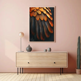 Vibrant Feather Detail Hyper-Realistic Animal Poster PosterGoat
