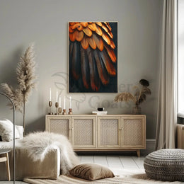 Vibrant Feather Detail Hyper-Realistic Animal Poster PosterGoat