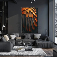 Vibrant Feather Detail Hyper-Realistic Animal Poster PosterGoat