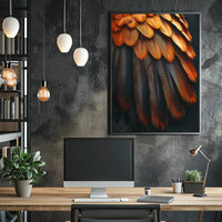 Vibrant Feather Detail Hyper-Realistic Animal Poster PosterGoat
