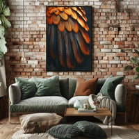 Vibrant Feather Detail Hyper-Realistic Animal Poster PosterGoat