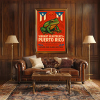 Vibrant Heartbeats of Puerto Rico Poster PosterGoat